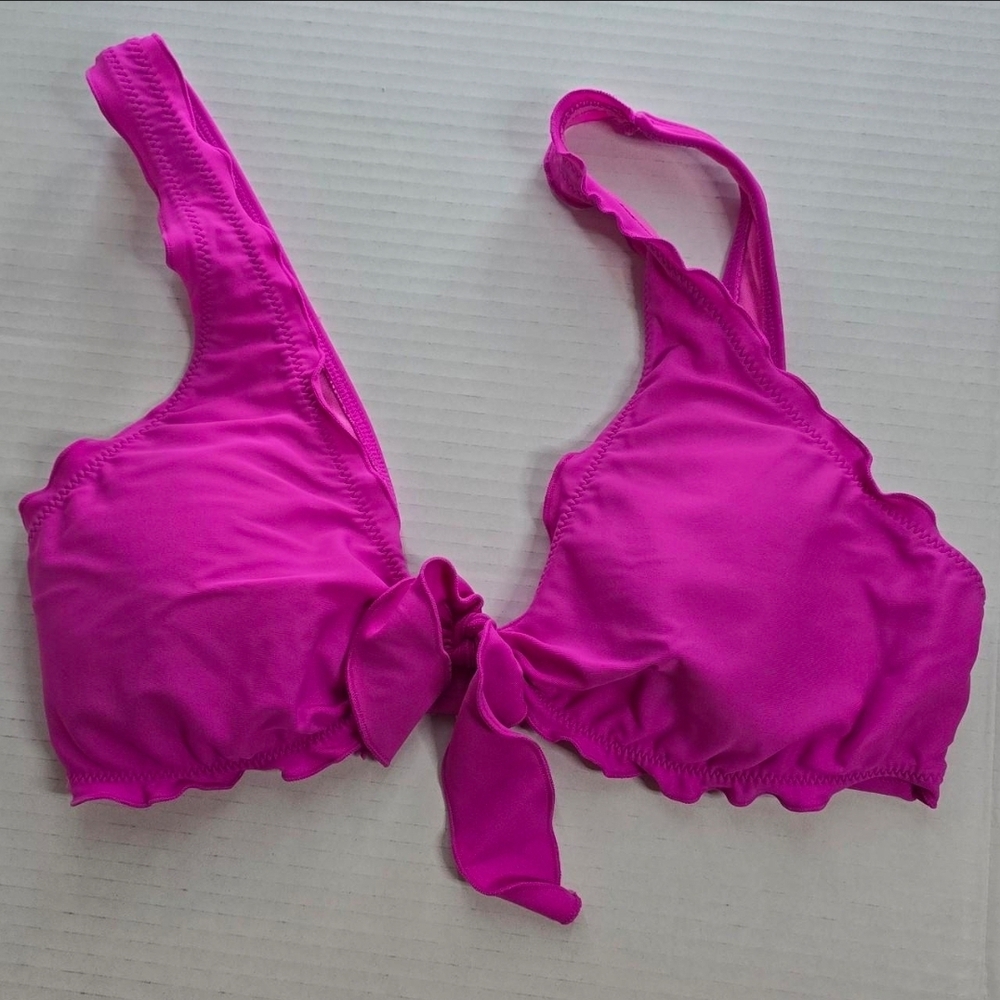 Vibrant Pink Bikini Top - Hobie